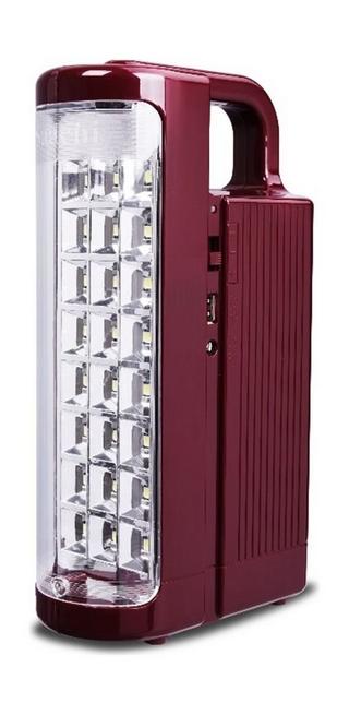 Buy Wansa led rechargeable emergency light – maroon in Kuwait