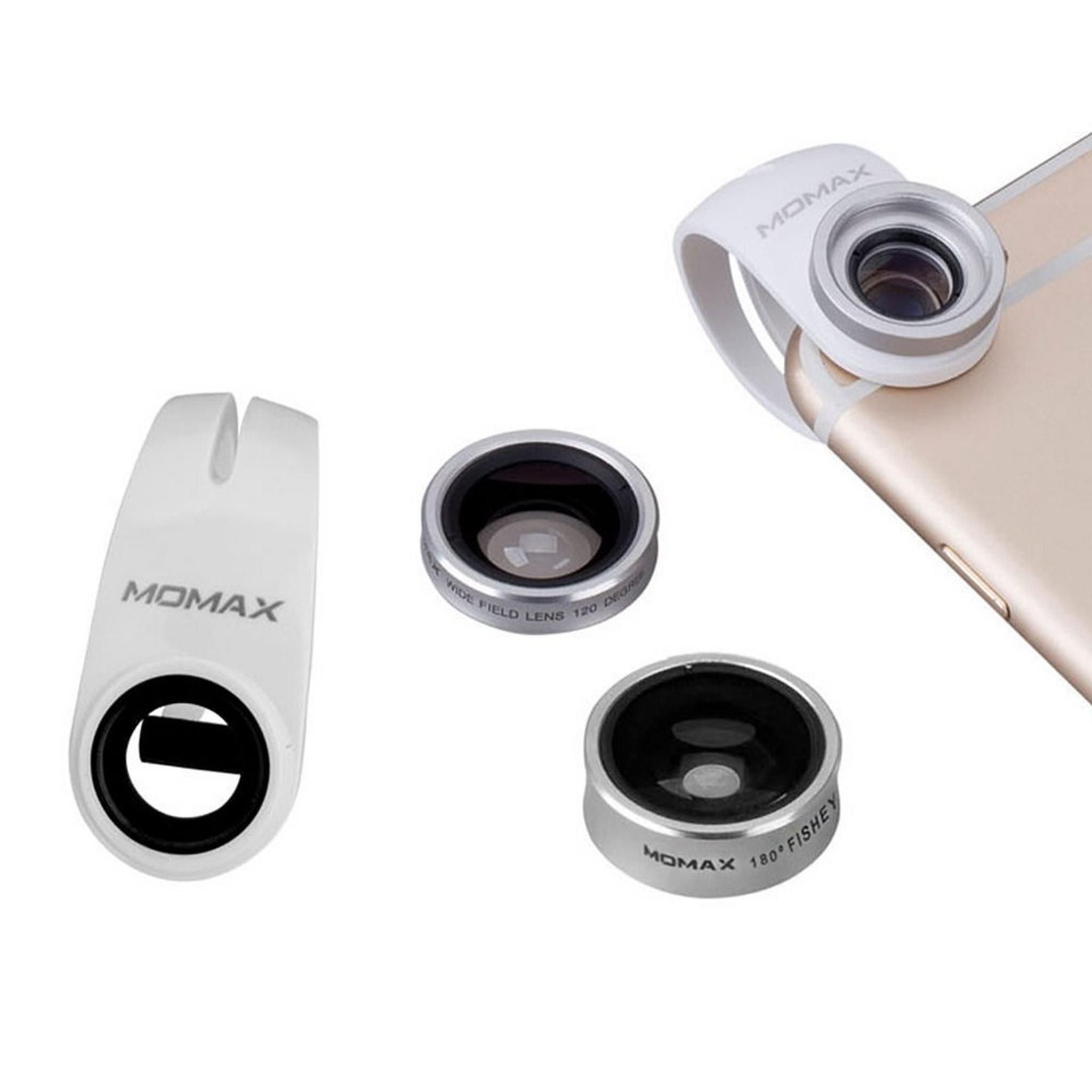 Momax X-Lens 3in 1 Superior Lens Set - Silver