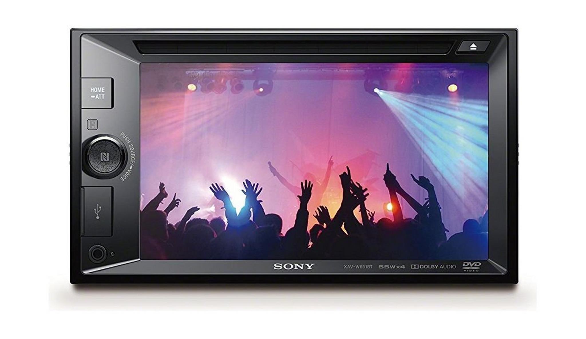 Sony 6.2-inch Bluetooth NCF LCD DVD Receiver (XAV-W651BT)