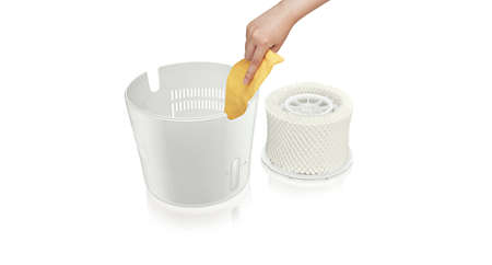 مرطب الهواء الصحي سلسلة 2000 من فيليبس، HU4811/90 - أبيض