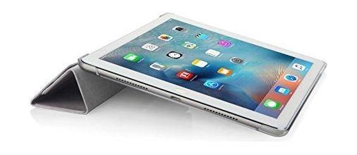 Pipetto 2017 Origami Folding Cover for iPad 9.7-inch (P030-59C-4) - Silver/Clear