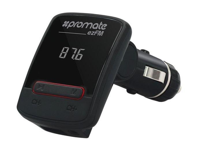 Promate ezFM Universal InCar FM Modulator Black