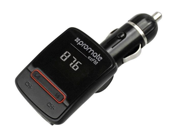 Promate ezFM Universal InCar FM Modulator Black