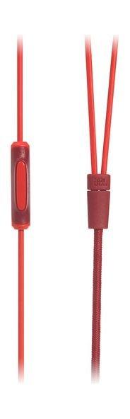 JBL E15 In-Ear Wired Headphones with Mic - Red