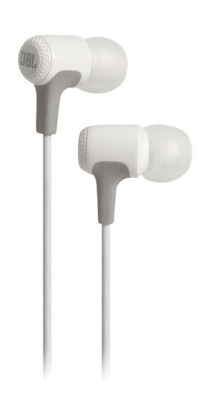 JBL E15 In-Ear Wired Headphones with Mic - White