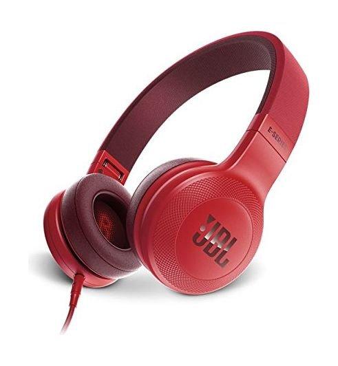 JBL E35 Over-Ear Wired Headphone with Microphone - Red
