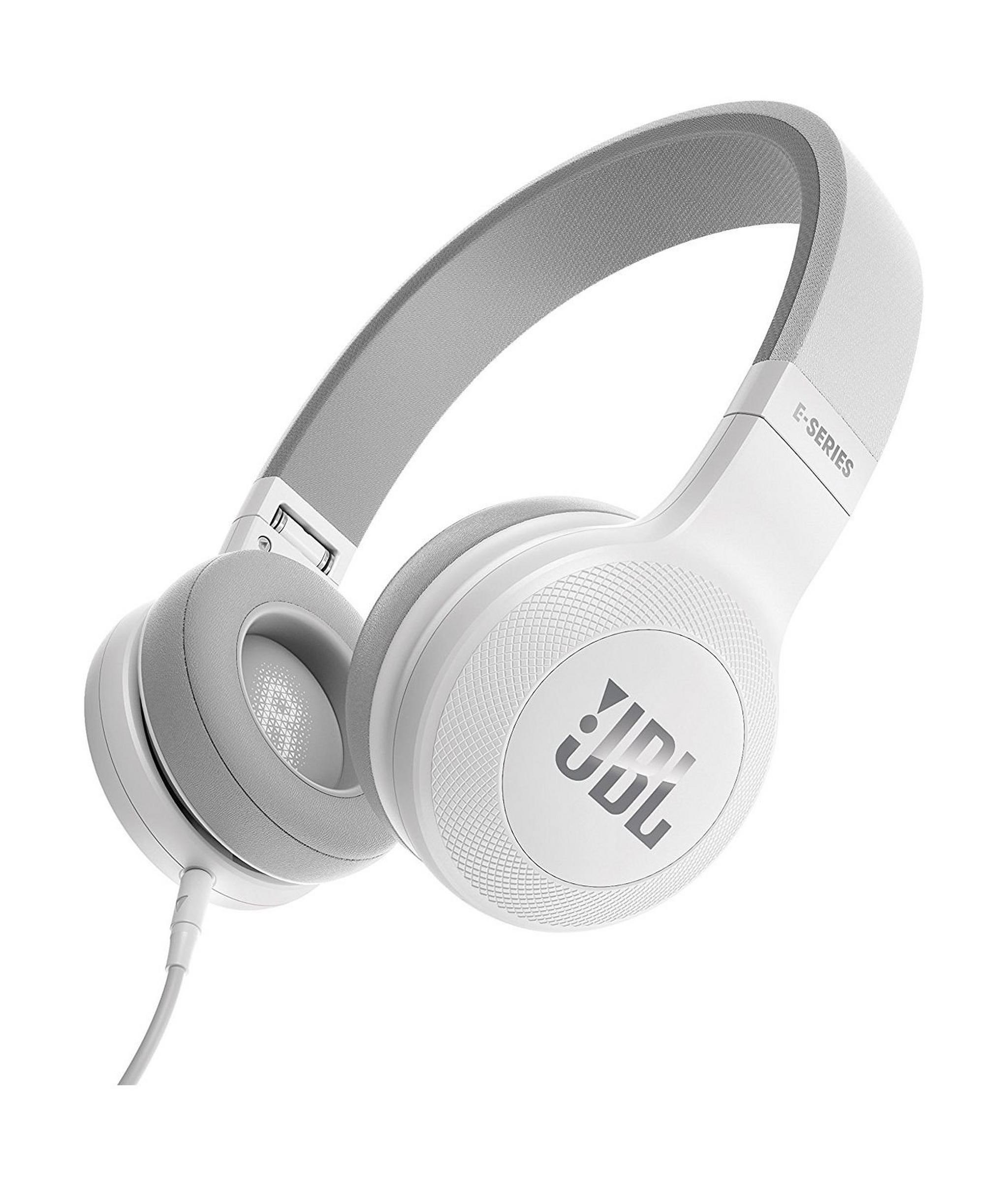 JBL E35 Over-Ear Wired Headphone with Microphone - White