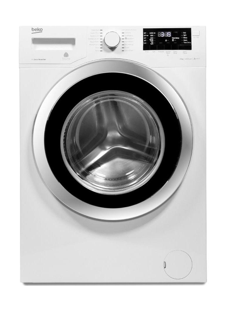 Beko 9KG 1400RPM Front Load Washing Machine + Beko 9 kg Front Loading Freestanding Condensation Dryer + Stacking Unit