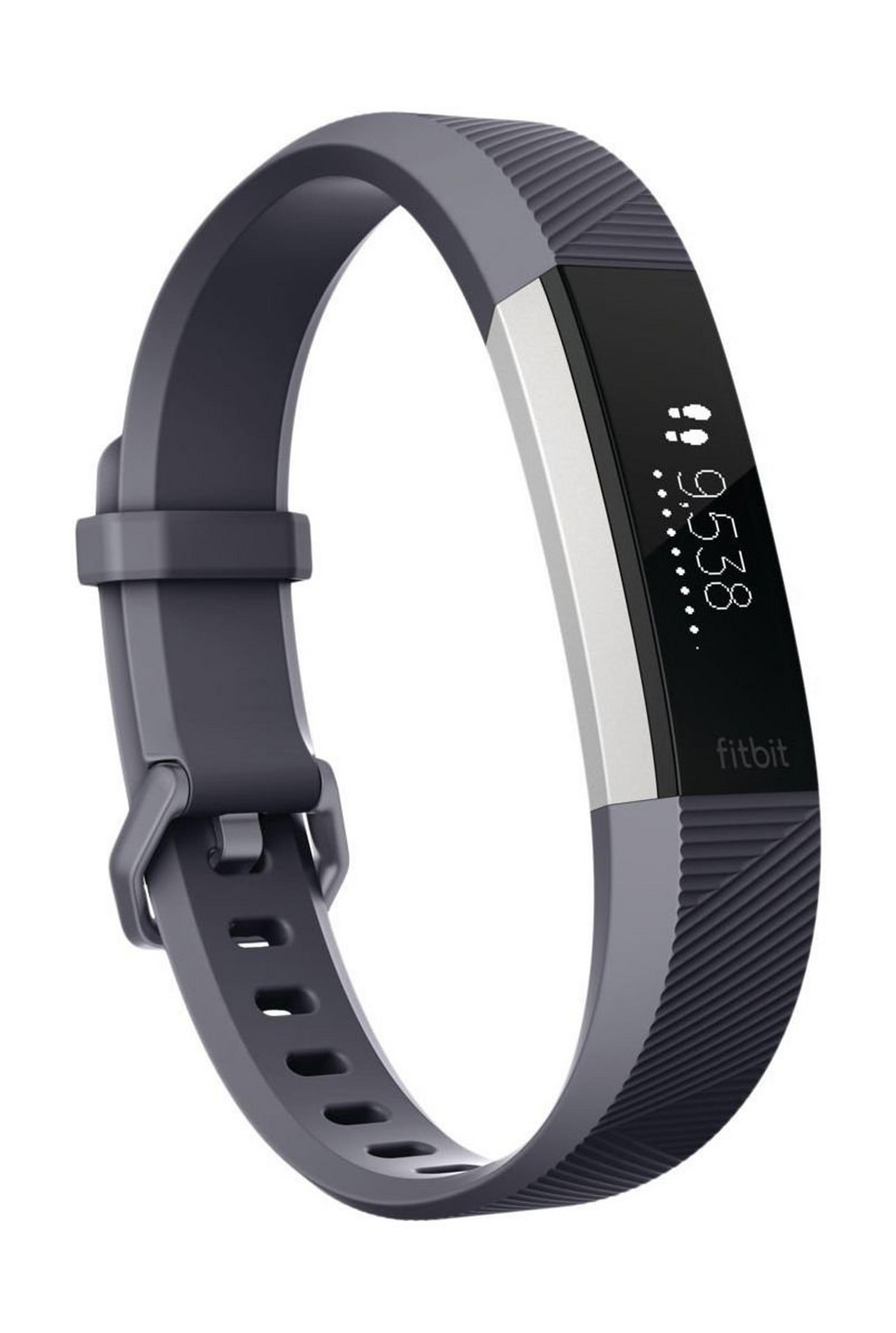 Fitbit Alta HR Fitness Tracker (FB408SGYS-EU) – Small – Blue Grey