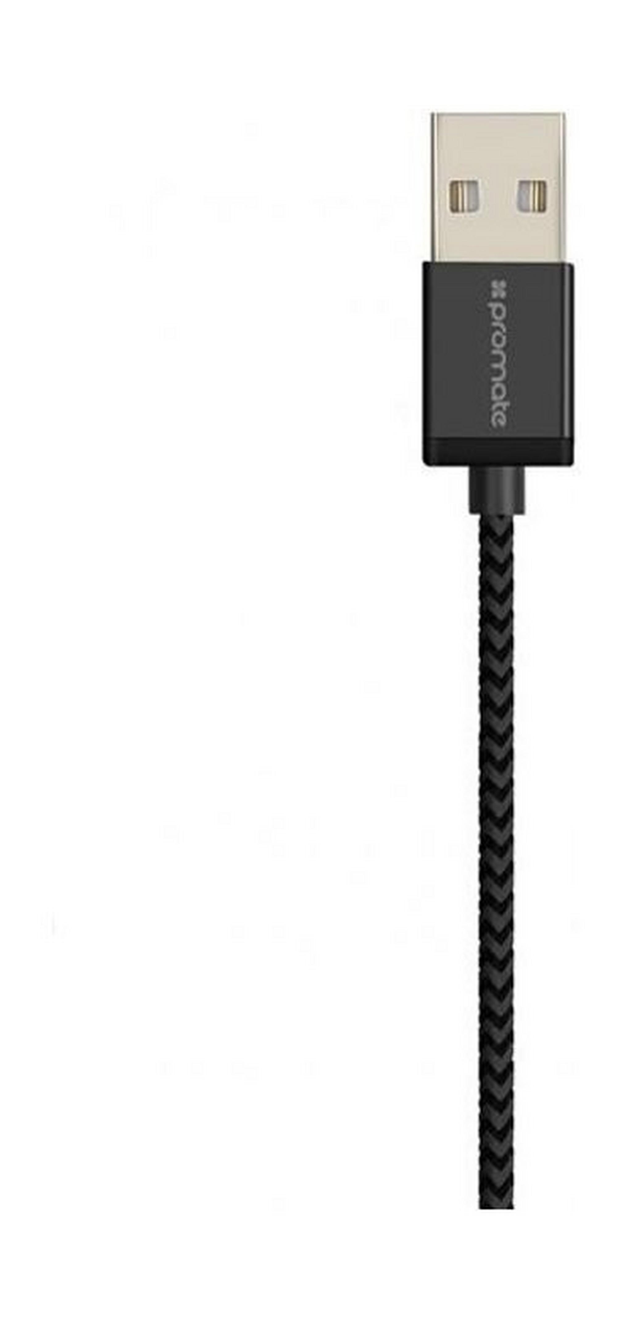 Promate Unilink-TRIO 3-in-1 Multifunctional Universal Sync and Charge Cable – 1M – Grey