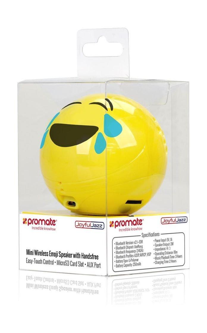 Promate BT With Mic & MicroSD Emoji Bluetooth Speaker - Joyfulljazz