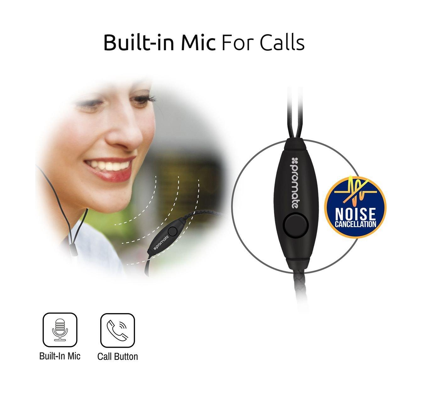 سماعة الأذن فوج من الجلد الأنيق والقابلة للارتداء على المعصم بصوت ستيريو من بروميت - أسود