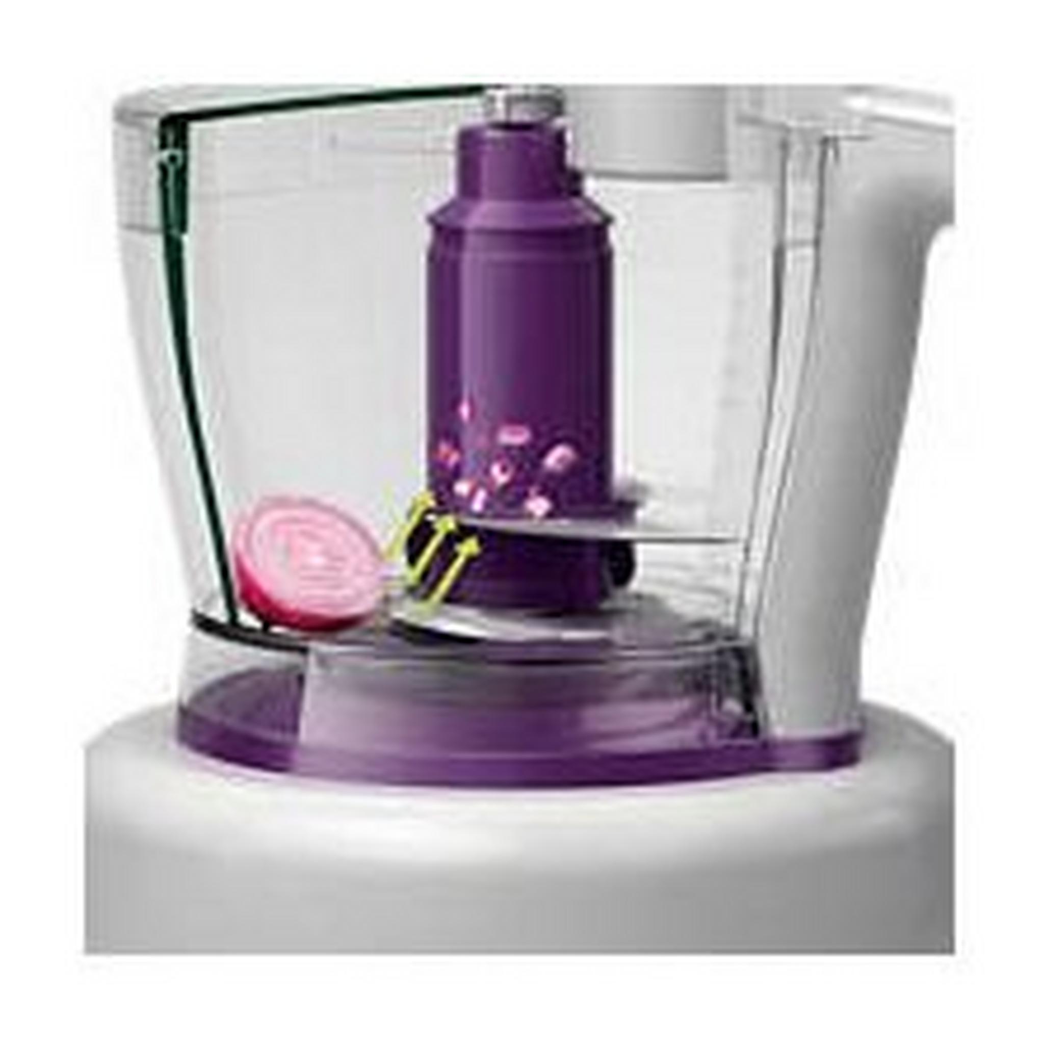 Philips 5-IN-1 1000W 3.4L Viva Collection Food Processor (HR7757/01) – Purple / White