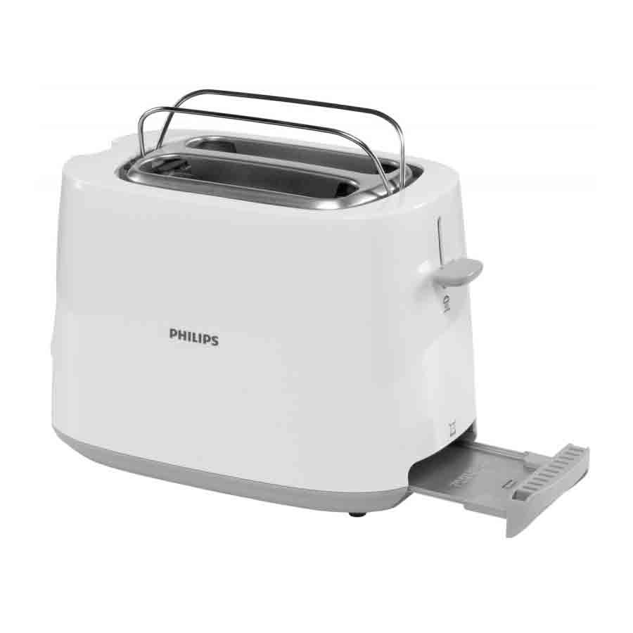 Philips Daily Collection 2 Slot Toaster 830W (HD2581/01) - White