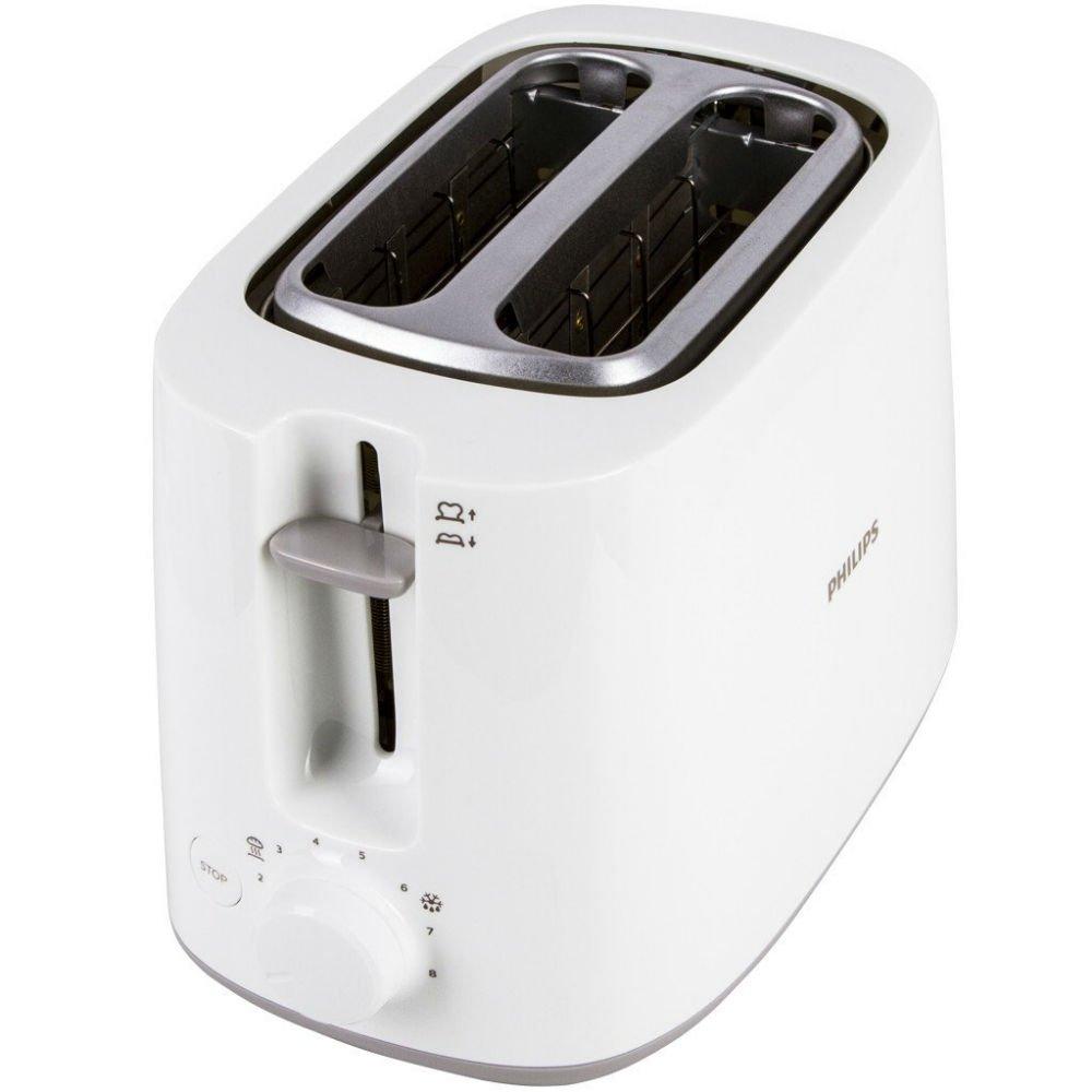 Philips Daily Collection 2 Slot Toaster 830W (HD2581/01) - White