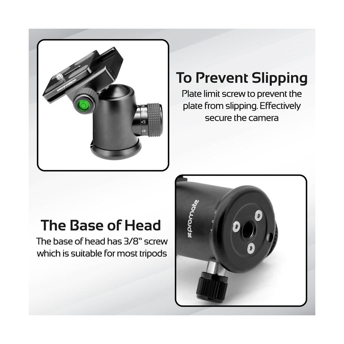 الحامل الثلاثي للكاميرا بروميت من الألمنيوم وقابل للتعديل - ١٦٠ سم  (Precise-160)