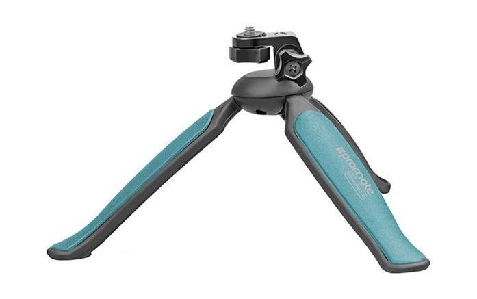Promate Adjustable Head Lightweight Mini Tripod - Blue
