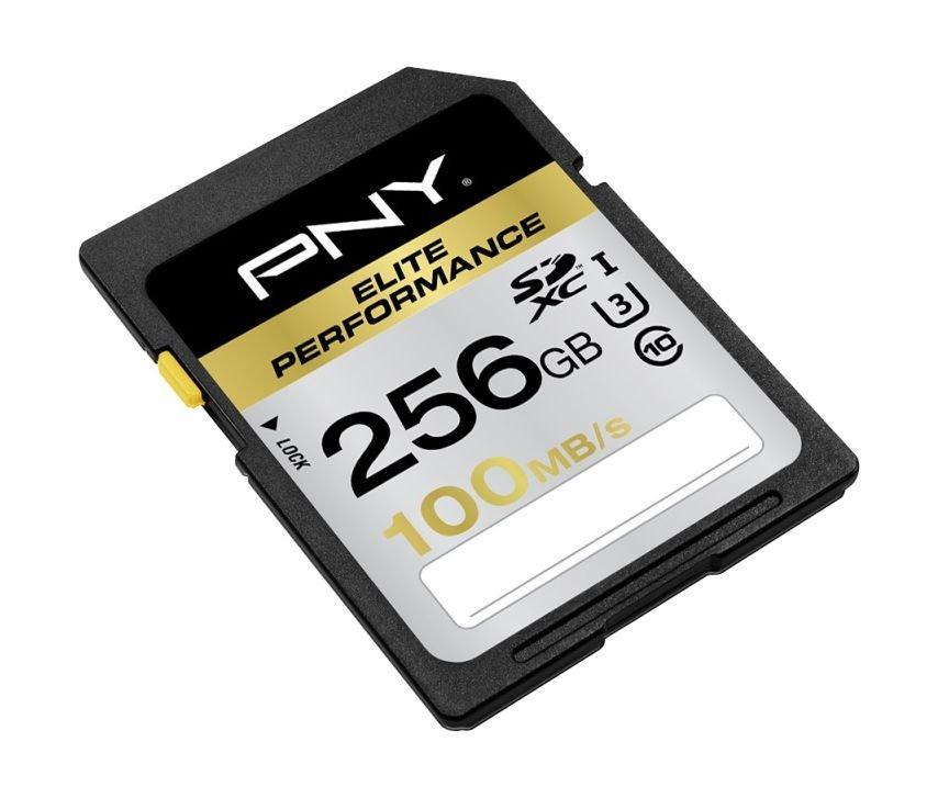 PNY 256GB Elite Performance 100MB/s Memory Card