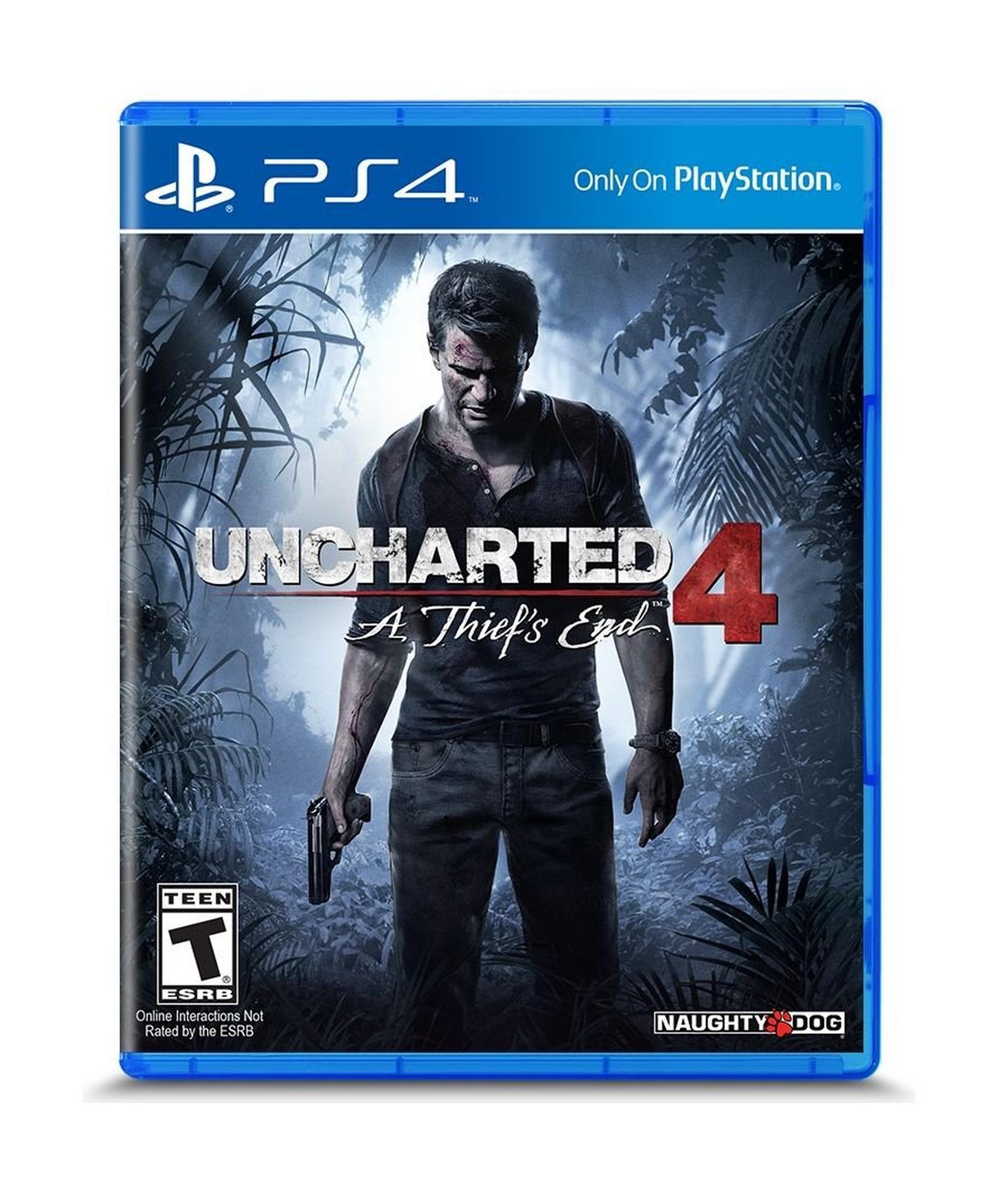 Sony PS4 Slim 500GB Console(NTSC) + Uncharted 4 PS4 Game + Sony PlayStation 4 DS4 Controller + Homefront: The Revolution - PS4 Game