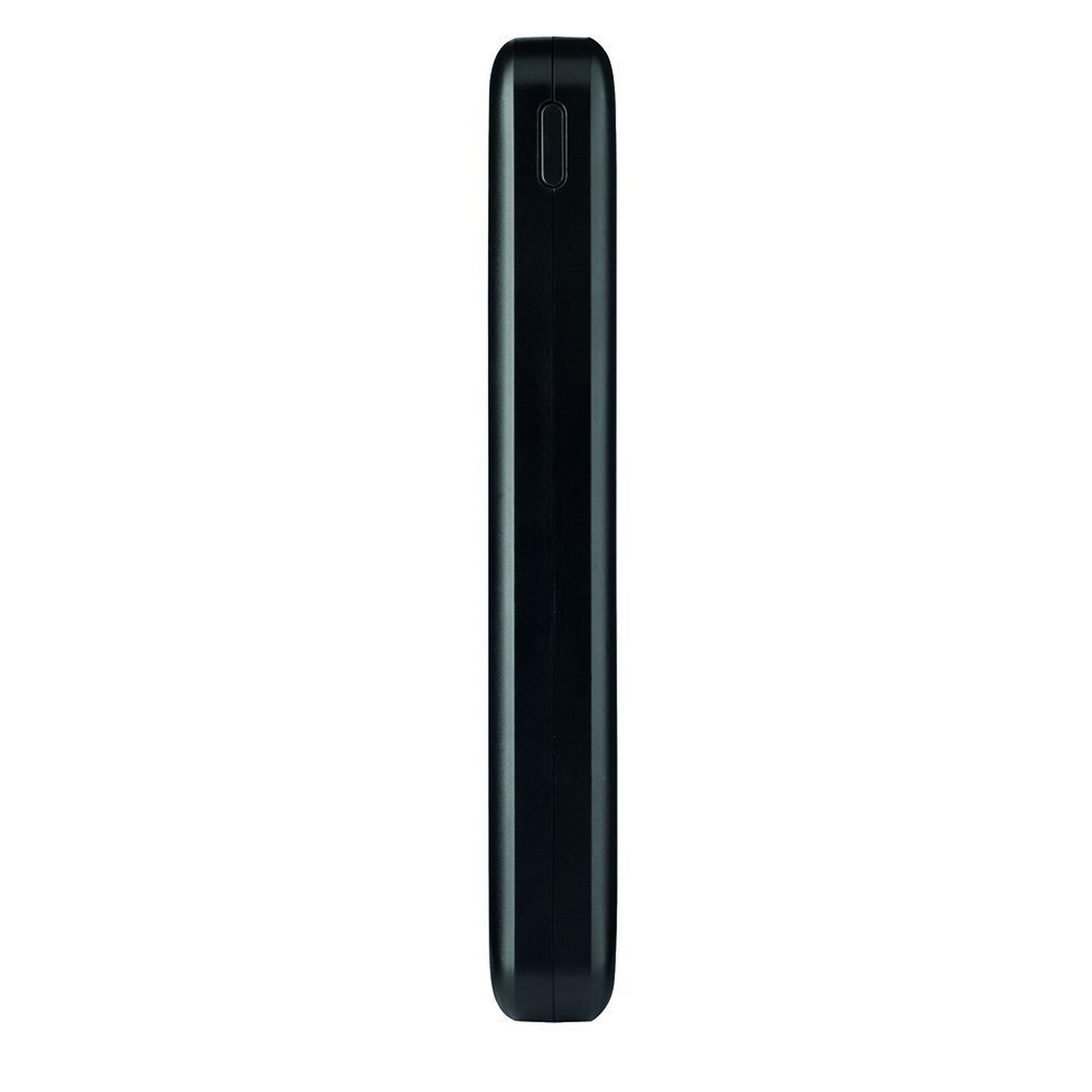 PNY Slim 20000 mAh PowerPack Portable Smartphone Battery Charger - Black