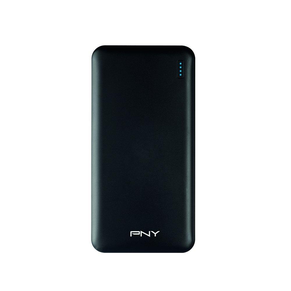 بطارية الشحن الخارجية بي ان واي النحيفة والمحمولة للهواتف الذكية بقوة ٢٠٠٠٠ ملي أمبير – أسود