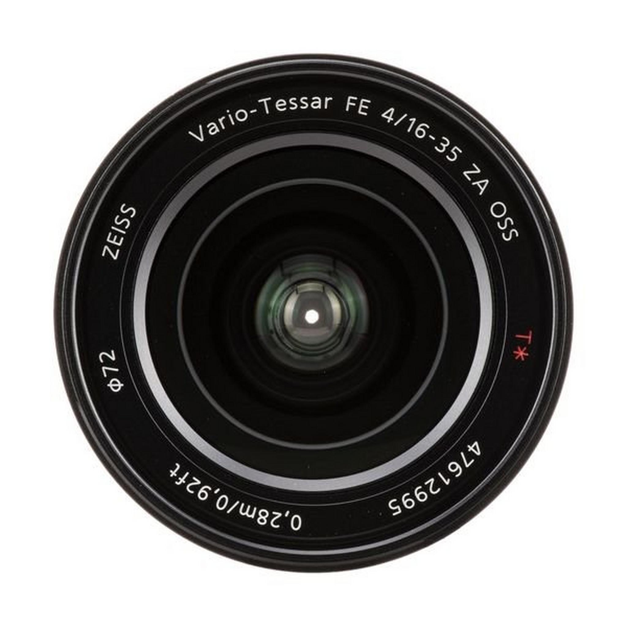 عدسة سوني إي ماونت  لكاميرا إس إل آر الرقمية إف/٤-إف/٢٢ - ١٦-٣٥ ملم