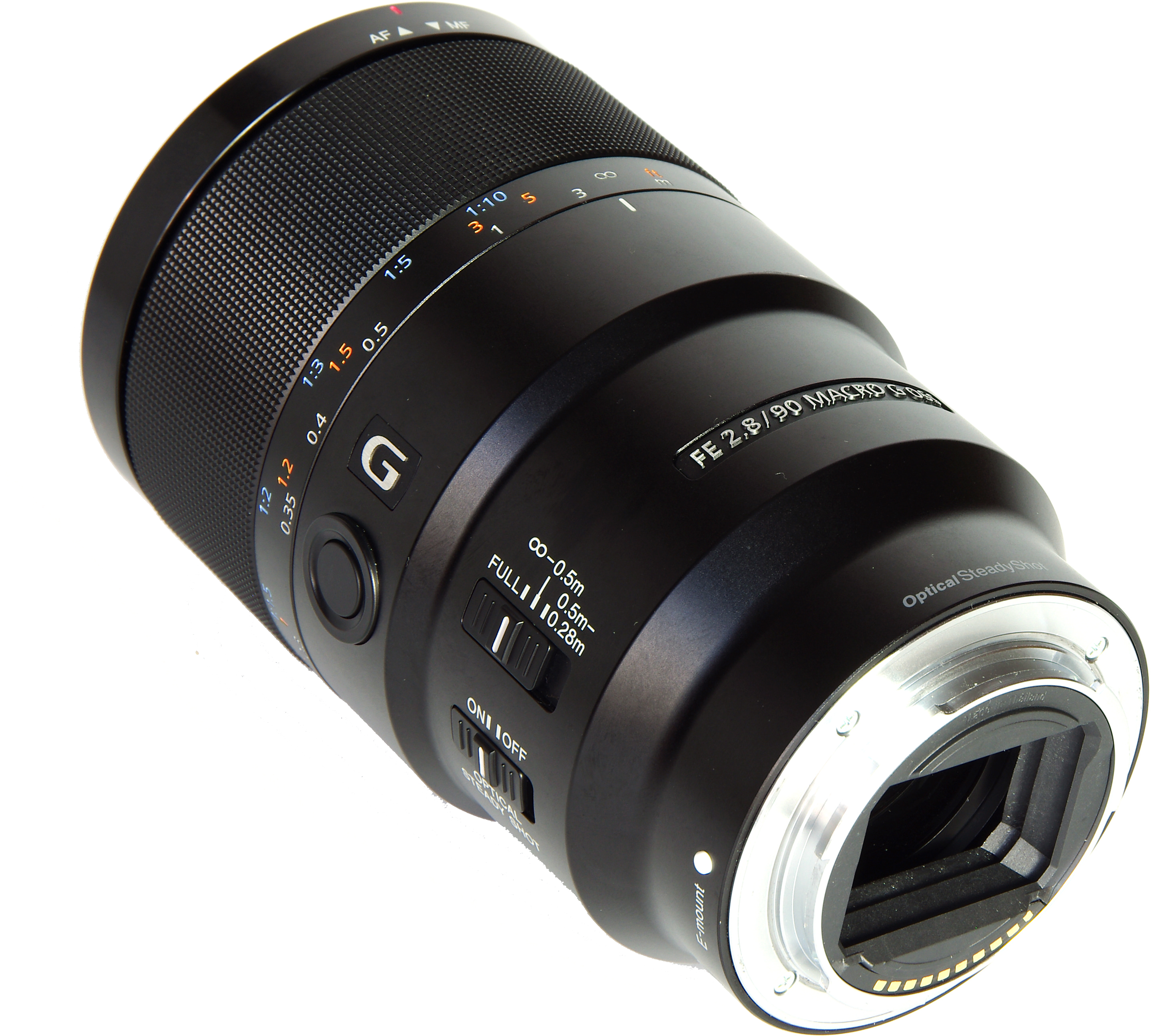 عدسة سوني إي-ماونت إف إي ٩٠ ملم بفتحة عدسة إف٢,٨ ماكرو جي  أو إس إس (SEL90M28G)