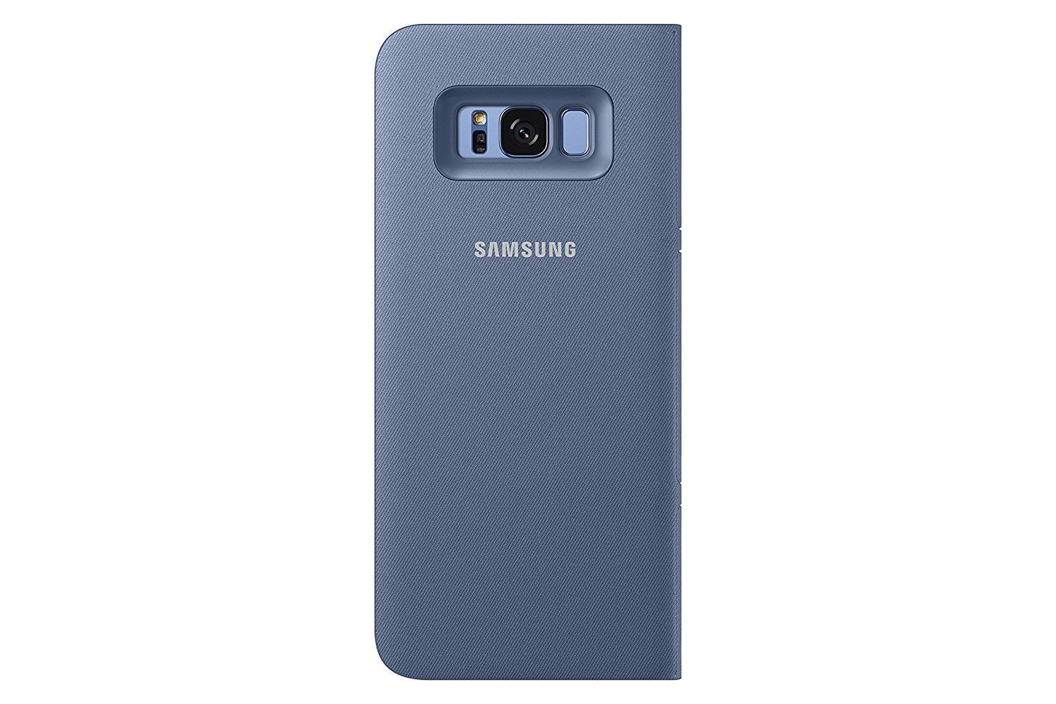 Samsung Galaxy S8+ LED View Wallet Case - Blue