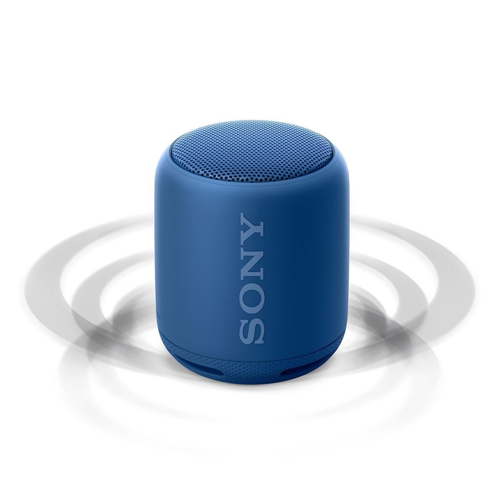 مكبر صوت سوني اللاسلكي المحمول بتقنية البلوتوث - أزرق (SRS-XB10)
