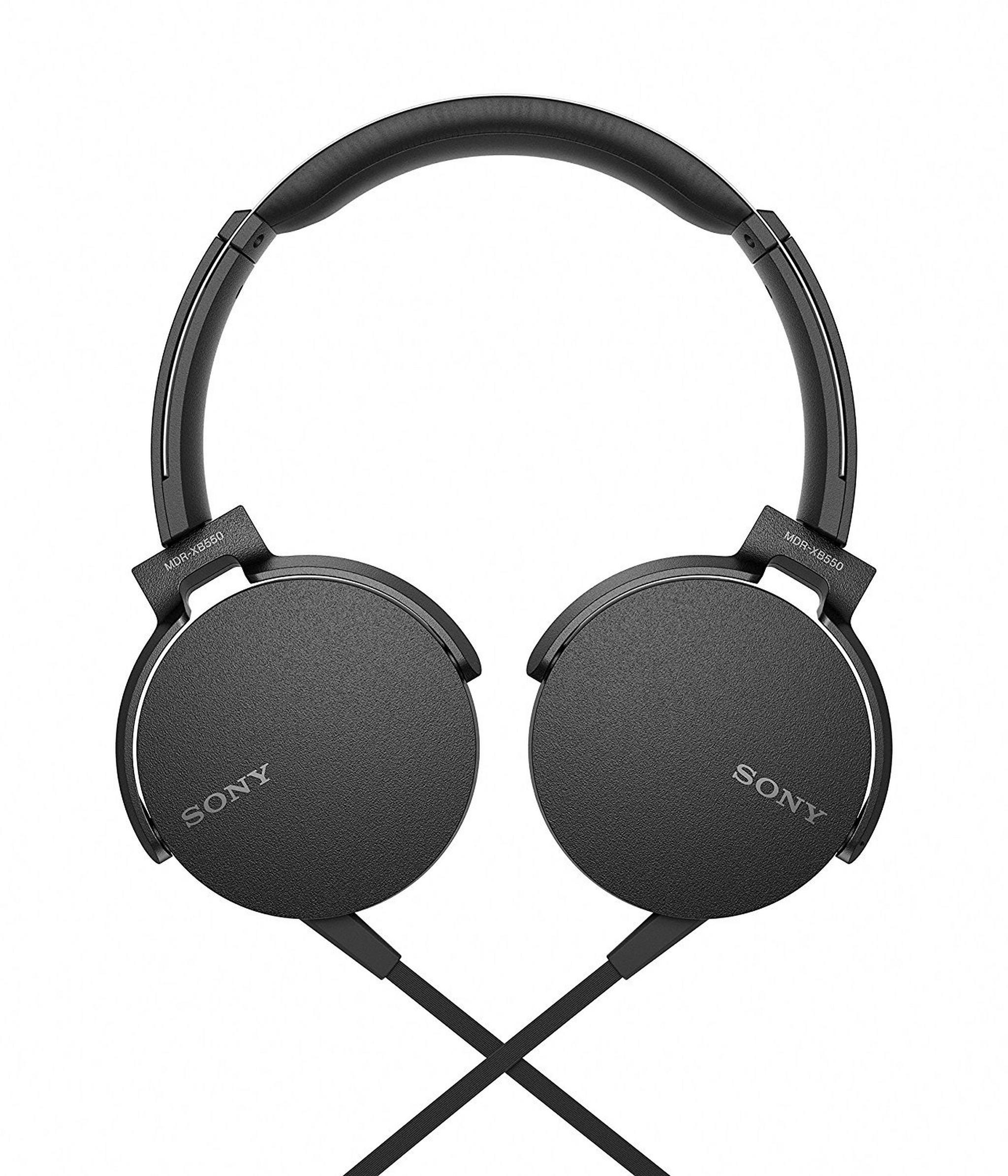 Sony Extra Bass Headphone (MDR-XB550AP) - Black