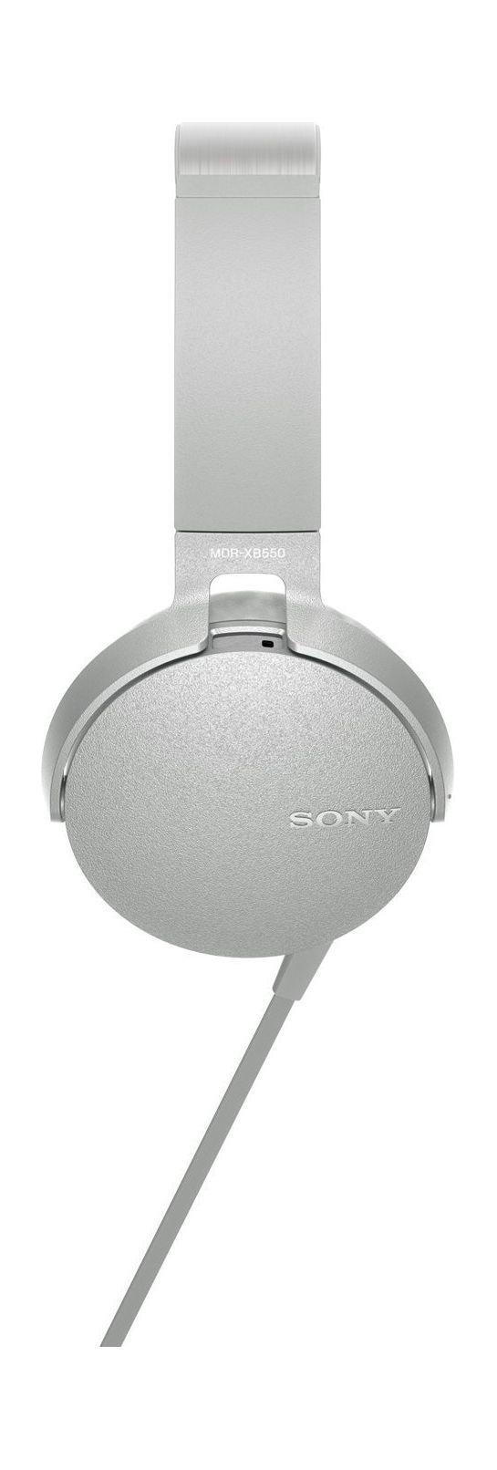 Sony Extra Bass Headphone (MDR-XB550AP) - White