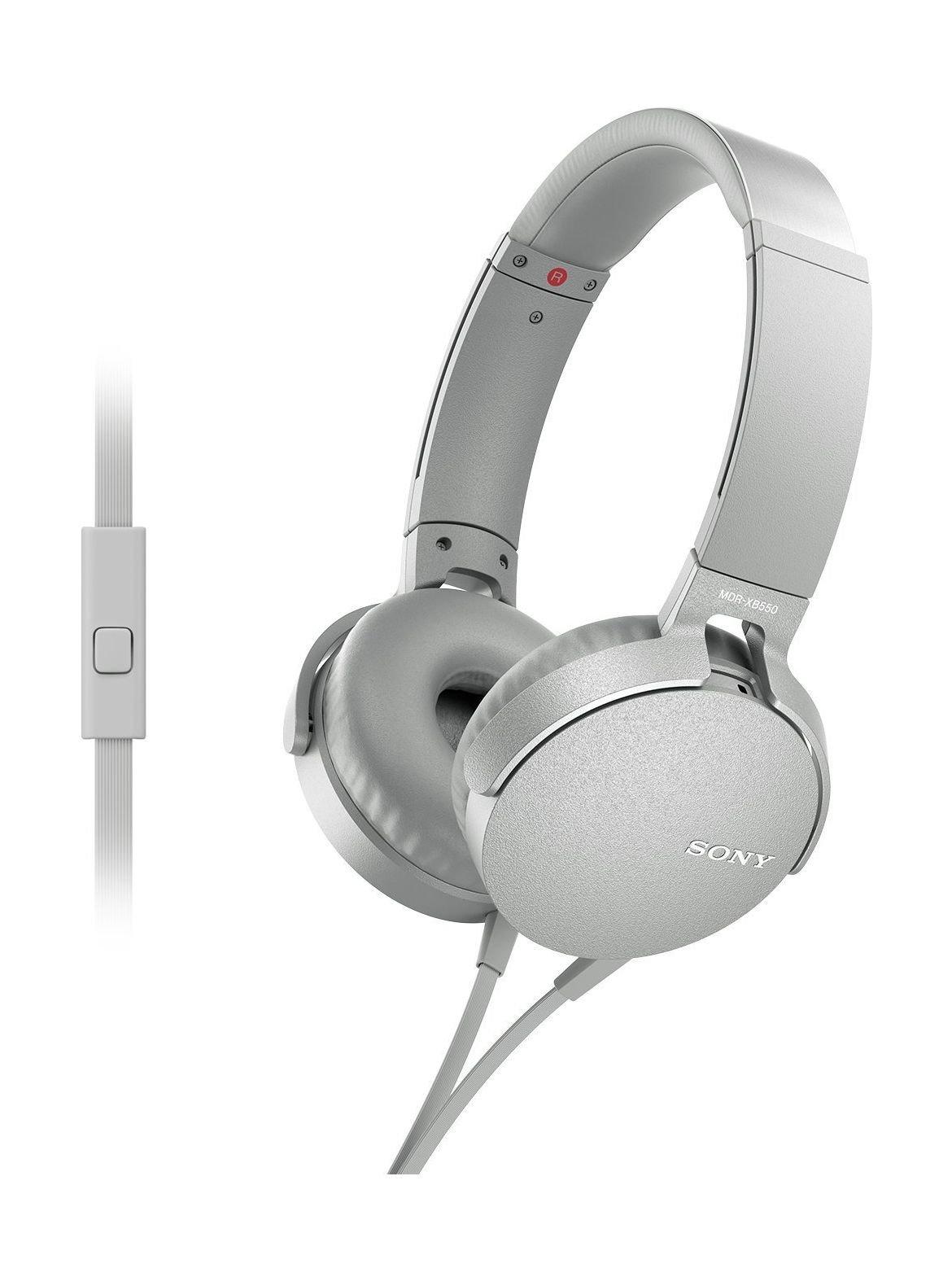Sony Extra Bass Headphone (MDR-XB550AP) - White