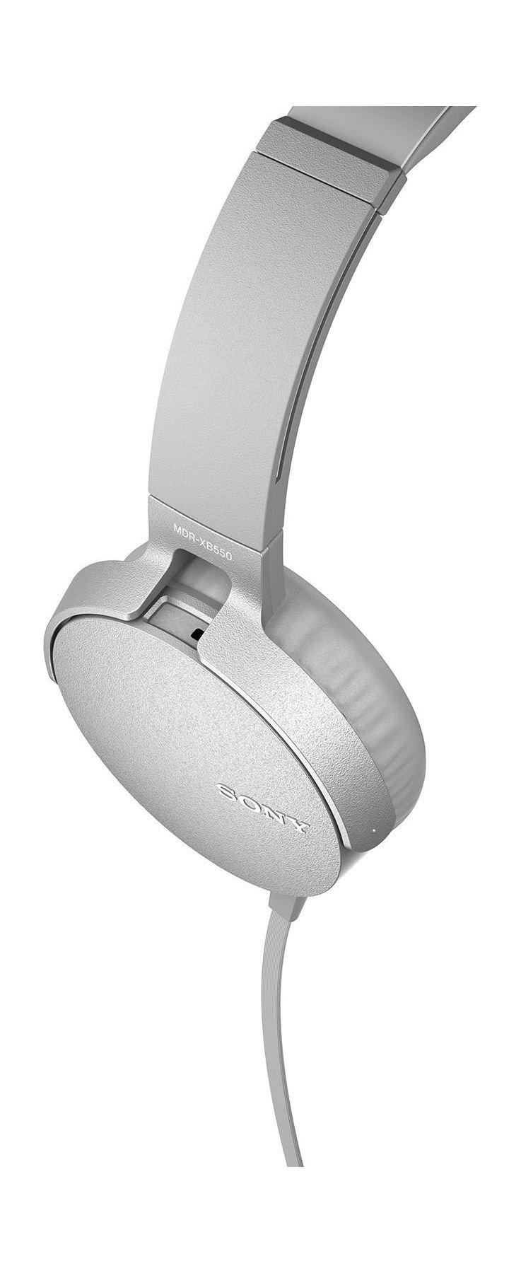 Sony Extra Bass Headphone (MDR-XB550AP) - White