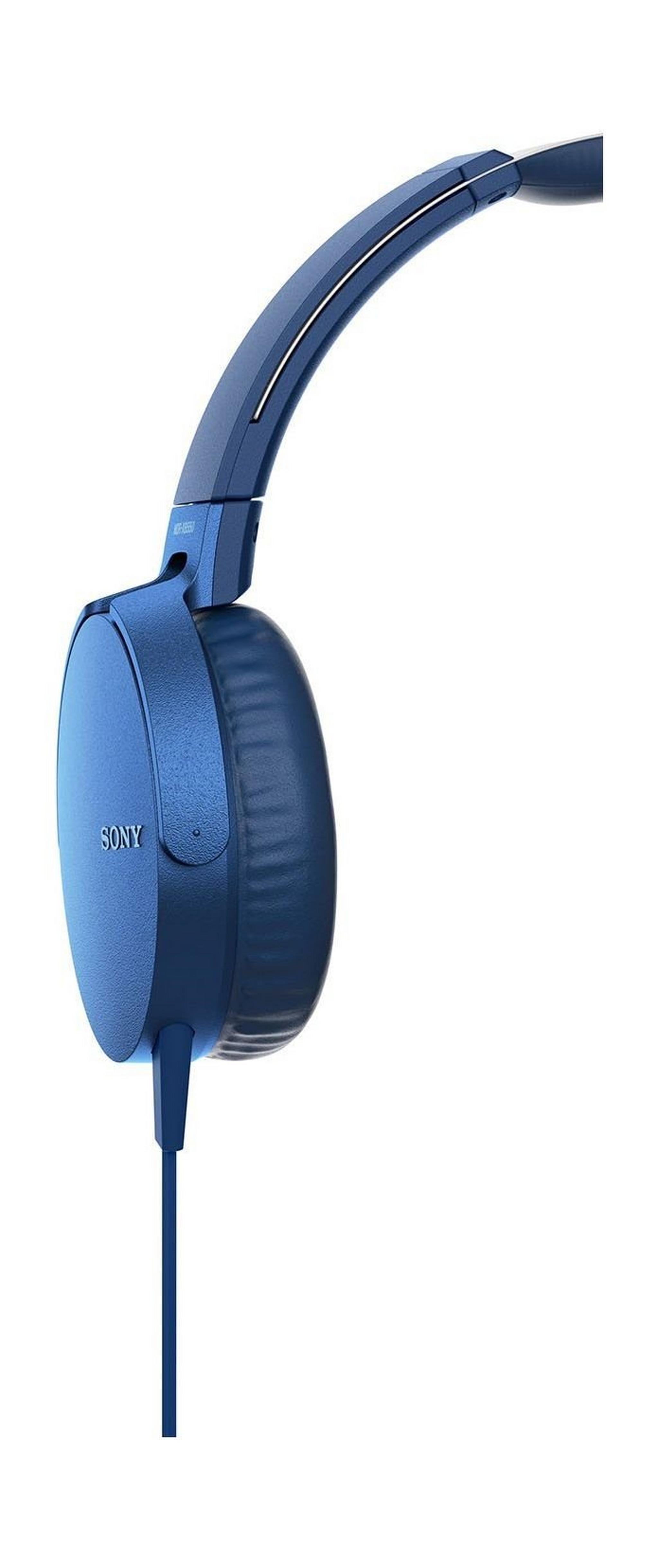 Sony Extra Bass Headphone (MDR-XB550AP) - Blue