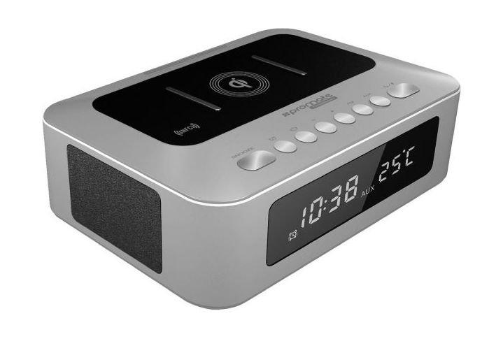 Promate TimeBase2 10W Stereo Bluetooth Speaker and Wireless Charging