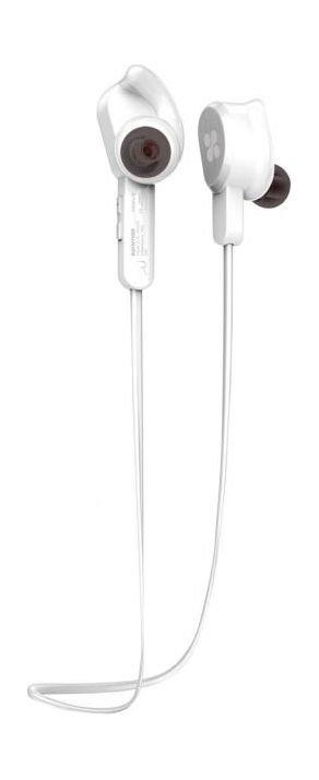 Promate Vitally-2 Bluetooth Wireless Gear Bud In-Ear Earphone With Mic - White