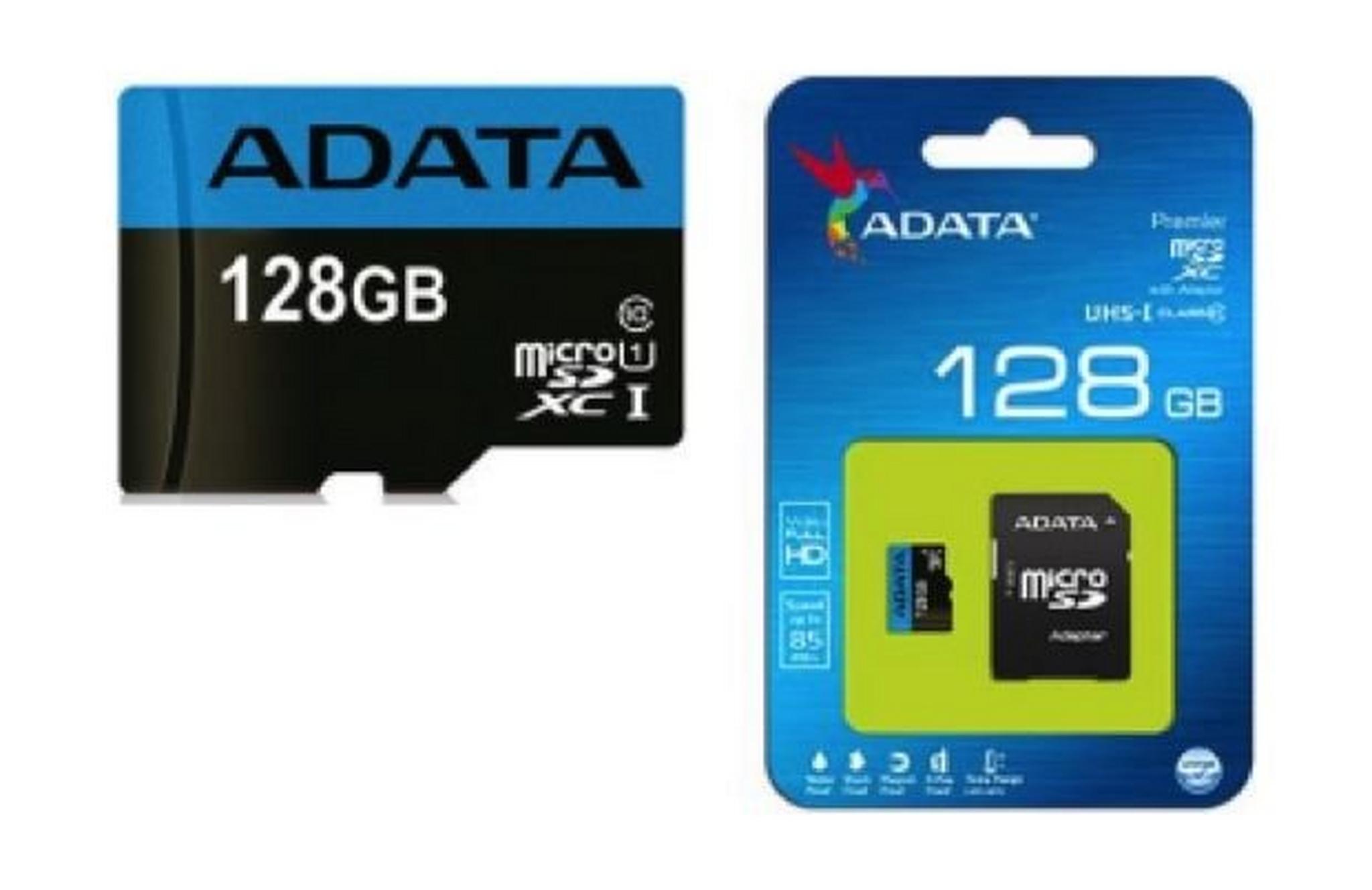 Adata 128GB UHSI MicroSD Memory Card - GUICL1085
