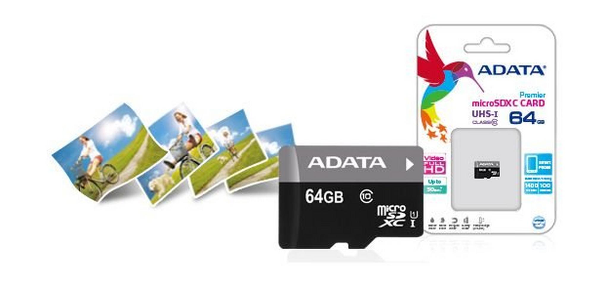 Adata 128GB UHSI MicroSD Memory Card - GUICL1085