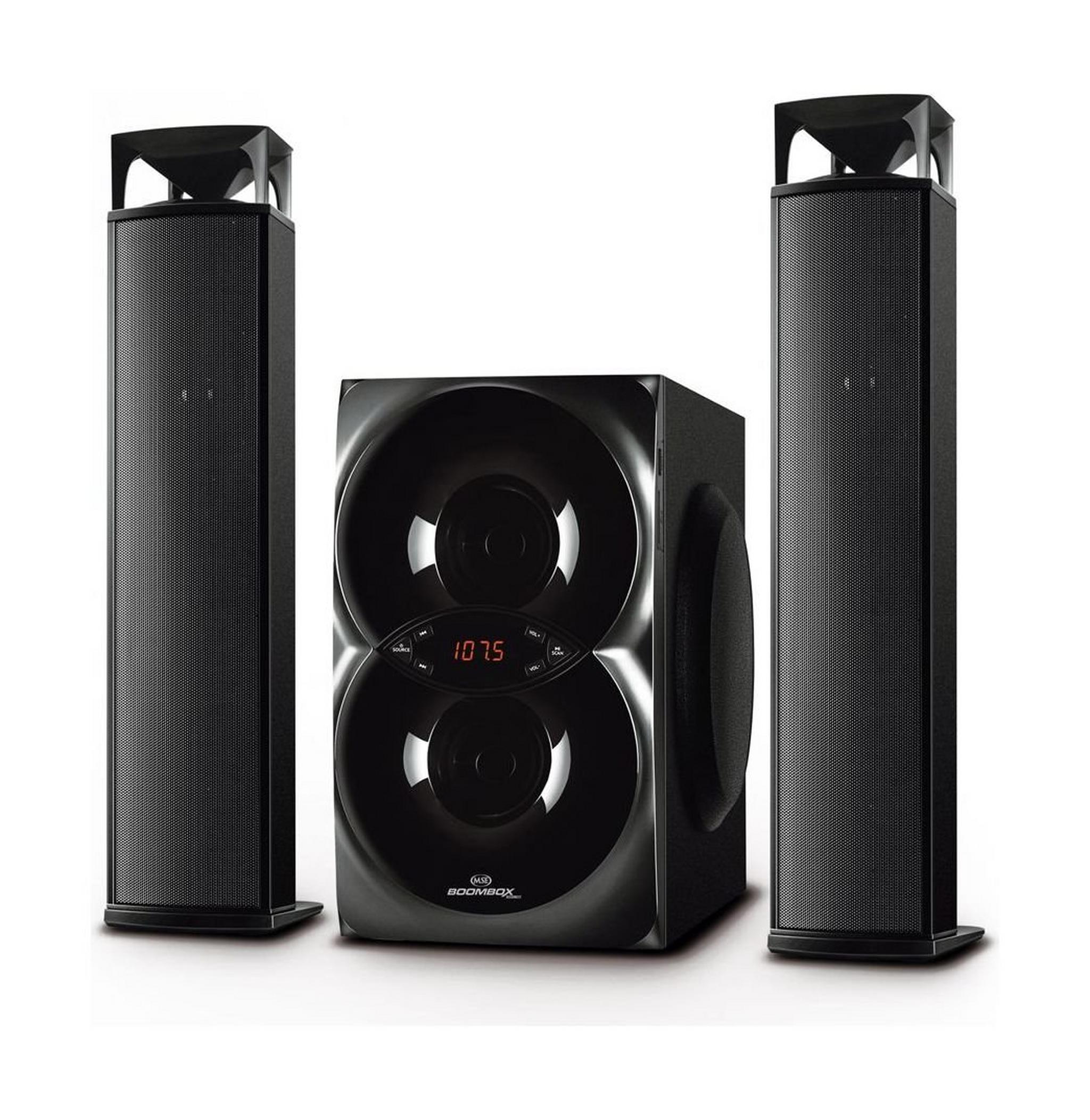 Magic Star Boombox Reconnect  Multimedia Speaker (BB260) - Black