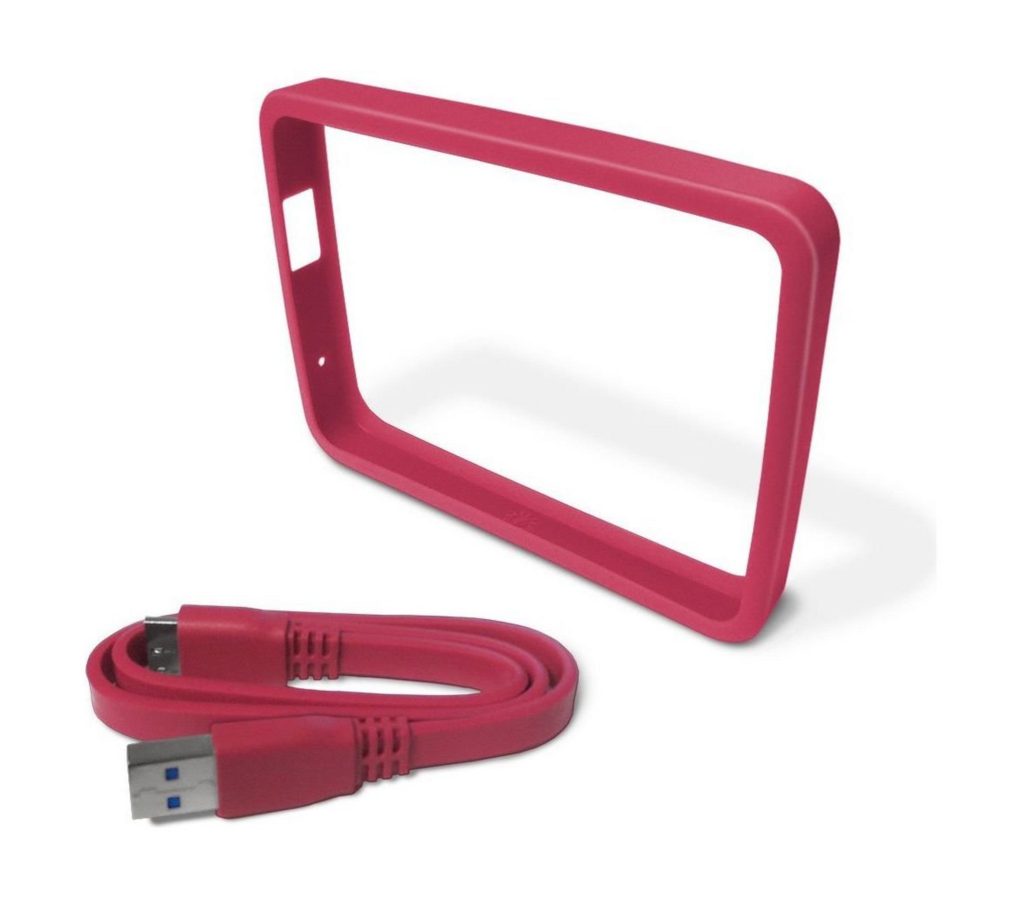 Western Digital Grip Pack For My Passport Ultra Drive with USB 3.0 Cable - Pink