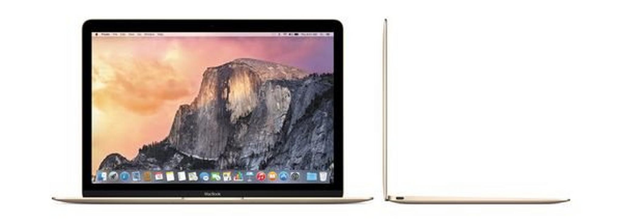 Apple MacBook 2017 Core-m3 8GB RAM 256GB SSD 12-inch Laptop (MNYK2AE/A) - Gold