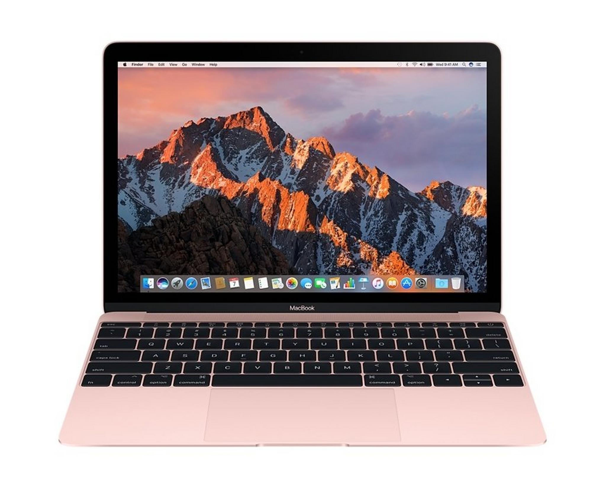 Apple MacBook Core-m3 8GB RAM 256GB SSD 12-inch Laptop (MNYM2AE/A) - Rose Gold