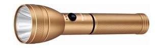 Buy Wansa 3000mah rechargeable led torch with power bank (cl-7002) - gold in Kuwait