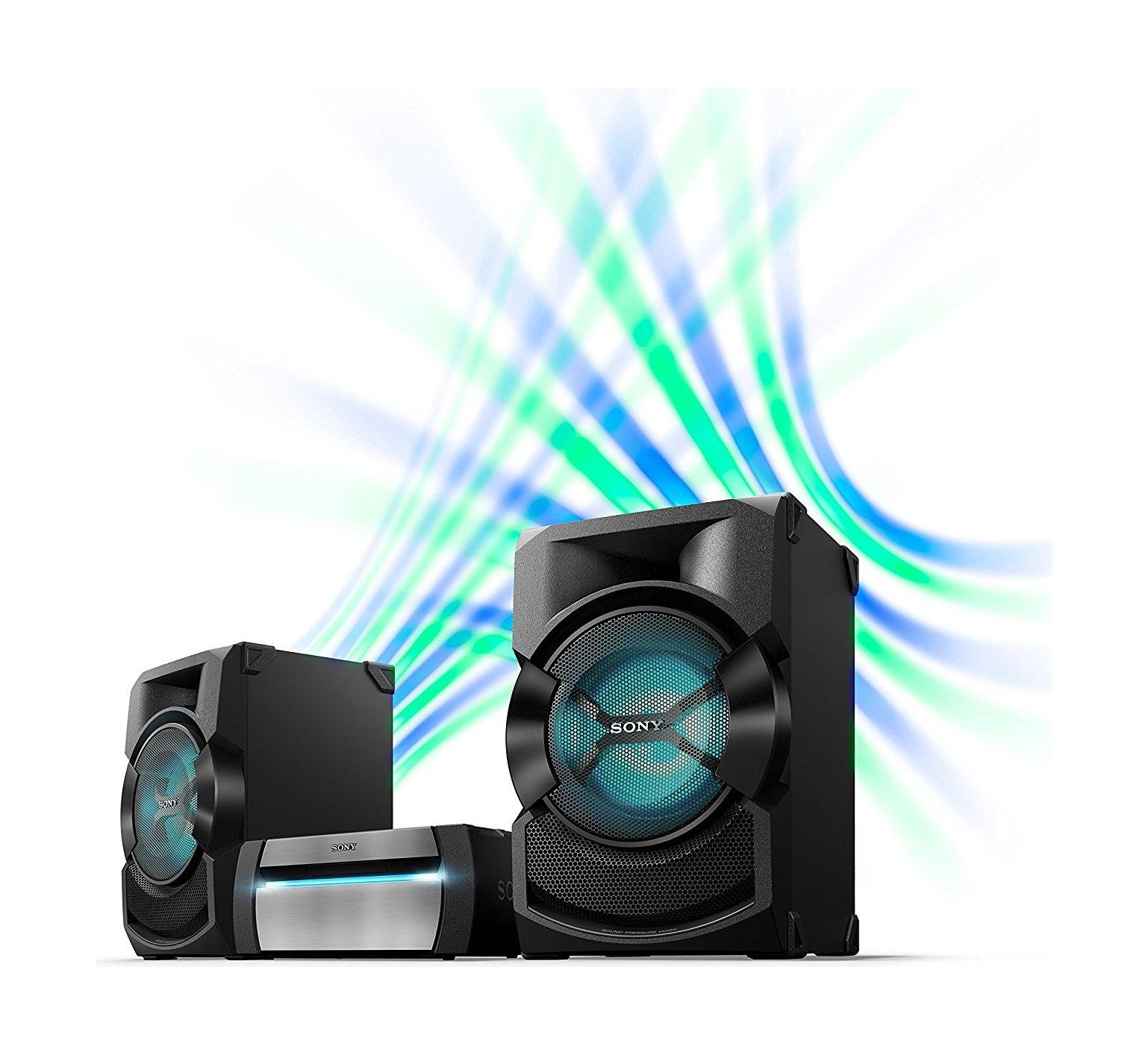 Sony HCD-SHAKEX10 High Power Bluetooth Home Audio System -  Black