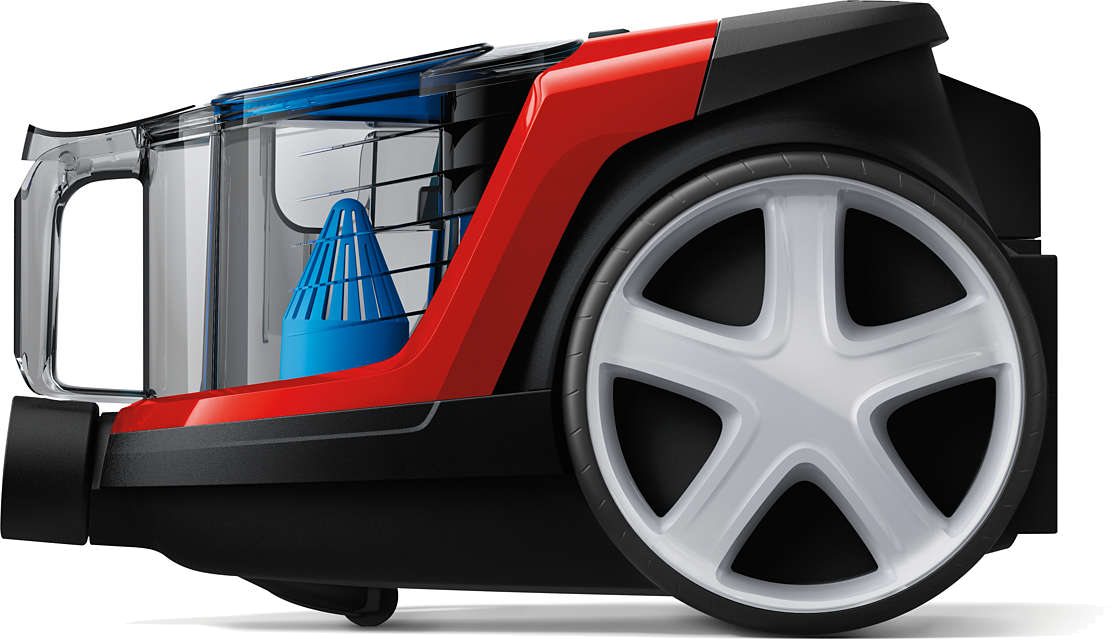 Philips  PowerPro Compact Bagless Vacuum Cleaner,1900 W, 1.5 Litre, FC9351 - Sporty Red