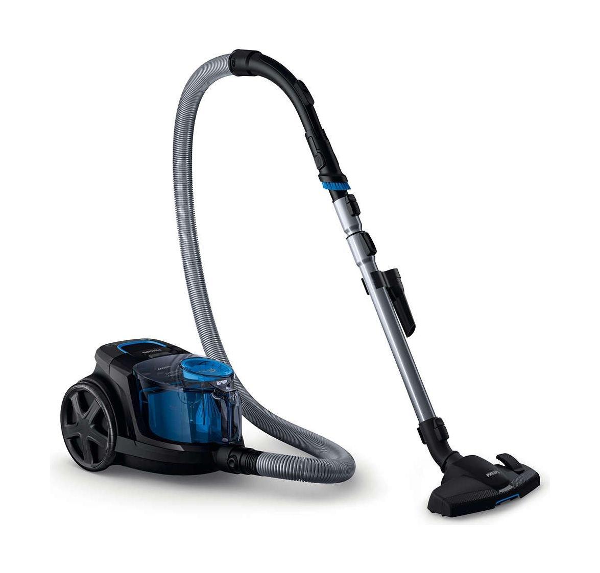 Philips 1800 W PowerPro Compact Bagless Vaccum Cleaner (FC9350) - Deep Black