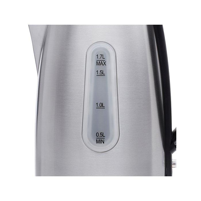 غلاية ماء كهربائية من برينسيس، بسعة 1.7 لتر، قدرة 2200 واط، WK-3382PR - ستانلس ستيل