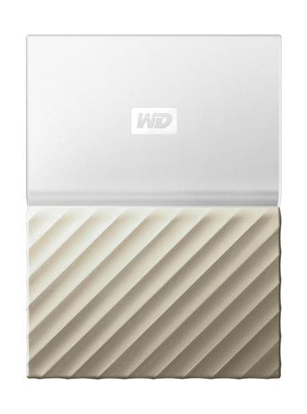 Western Digital My Passport Ultra 4TB Portable HDD (WDBFKT0040BGD) - Gold