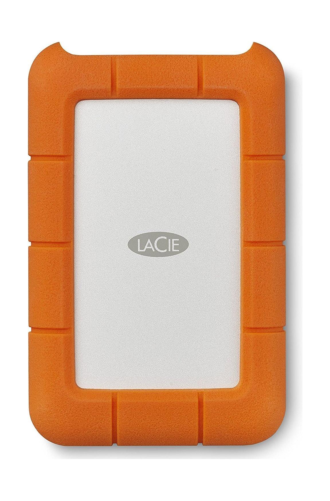 قرص صلب محمول لاسي رَغِد بمنفذ USB-C بسعة 4TB، STFR4000800 – برتقالي