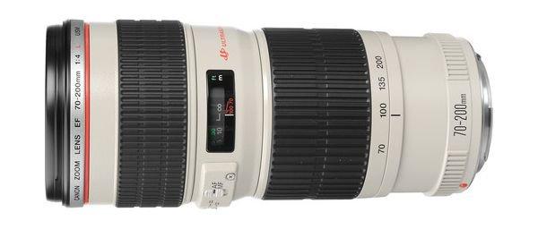 عدسة كانون إي إف ٧٠-٢٠٠ ملم إف/٤إل يو إس إم - أسود و أبيض